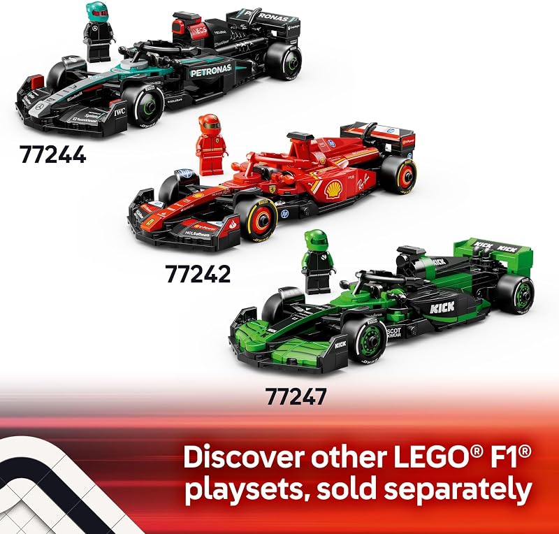 LEGO Speed Champions McLaren F1 Team MCL38 Race Car Toy Building Set for Kids Boys Girls Ages 10 Toy Car for F1 Fans Gift Idea for Birthday 77251