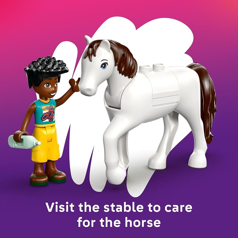 LEGO Friends Animal Vet Clinic Building Toy Playset for Preschool Girls Boys Ages 4 Gift for Birthdays W Valeria Zac Minidolls 5 Toy Pets Accessories 42696