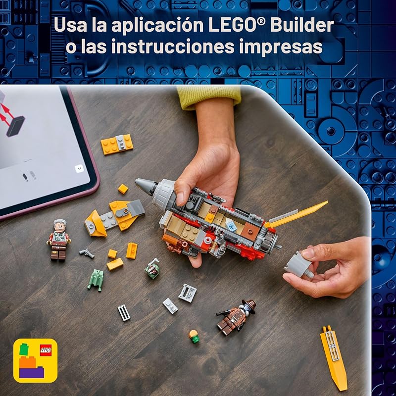 LEGO Star Wars Juguetes de construcción del vehículo espacial de Cobb Vanth para niños y niñas Juego de simulación para niños y fanáticos a partir de 7 años Regalo para cumpleaños Con