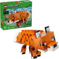 LEGO Minecraft The Fox Building Pretend Play Toy for Boys Girls Poseable Video Game Character for Kids Ages 10 Room Decor for Gaming Fans Gift Idea for Birthdays 21588