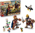 LEGO ONE PIECE Dorry vs Brogy Giants of Little Garden 75644 Building Toys for Boys Girls Ages 9 4 Minifigures Posable Giant Figures 733 pieces Gift for Birthdays