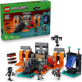 LEGO Minecraft Wither Battle Building Pretend Play Toy for Boys Girls Video Game Playset Toy Figures for Kids Ages 8 W Crimson Warrior Minifigure More Gift Idea for Birthdays 21590