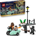 LEGO Harry Potter Hagrid Harrys Privet Drive Escape Building Toy for Boys Girls Pretend Play Set for Kids Ages 8 W Mini Hagrids Motorcycle 4 Minifigures Gift for Birthdays 76459