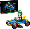 LEGO Mario Kart Luigi Mach 8 Building Set for Adults Ages 18 Nintendo Collectible for Fans Gift for Men Women Bedroom or Bookshelf Decor 72050