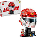 LEGO Editions Scuderia Ferrari HP Charles Leclerc Helmet Building Set for Teens Ages 14 Collectible F1 Display Bedroom or Home Office Decor Gift for Formula 1 Fans 43014
