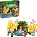 LEGO Wicked Glindas Wedding Day Building Toy Pretend Playset with 2 Minidolls 2 Animal Toy Figures 2 Poseable Butterflies Building Blocks for Kids Ages 8 Gift for Girls Boys 75688
