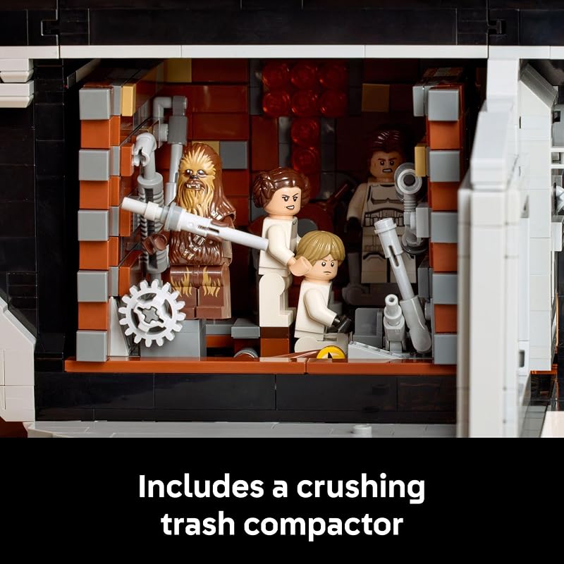 LEGO Star Wars Death Star Building Set for Adults Ages 18 Collectible Room Decor for Office Bedroom or Book Shelf Fun Activity for Men Women Movie Fans Gift Idea for Birthdays 75419