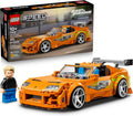 LEGO Speed Champions The Fast and The Furious Toyota Supra MK4 77260 Building Toy for Boys Girls Ages 10 Toy Car from Movie w Minifigure Display or Pretend Play 292 pieces Gift for Fans