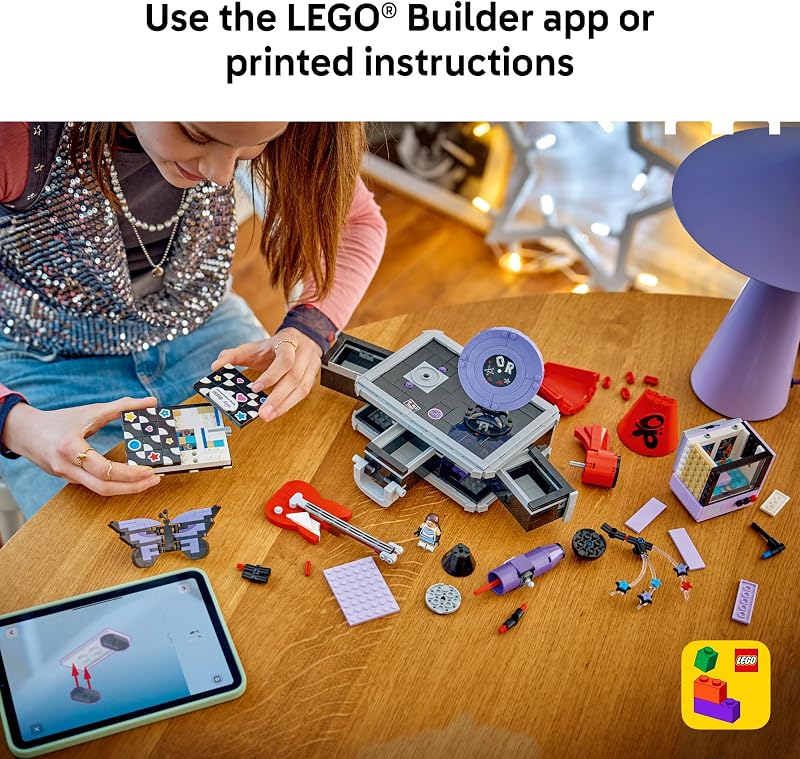 LEGO Editions Olivia Rodrigos Secret Storage 43030 Collectible Building Toy for Girls Boys Ages 10 Olivia Rodrigo Minifigure Bedroom Decor 1085 pieces Gift for Birthdays