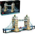 LEGO Architecture Tower Bridge 21067 Building Set for Adults Ages 18 Relaxation Activity Decor for Home Office 3745 pieces Gift for Men Women