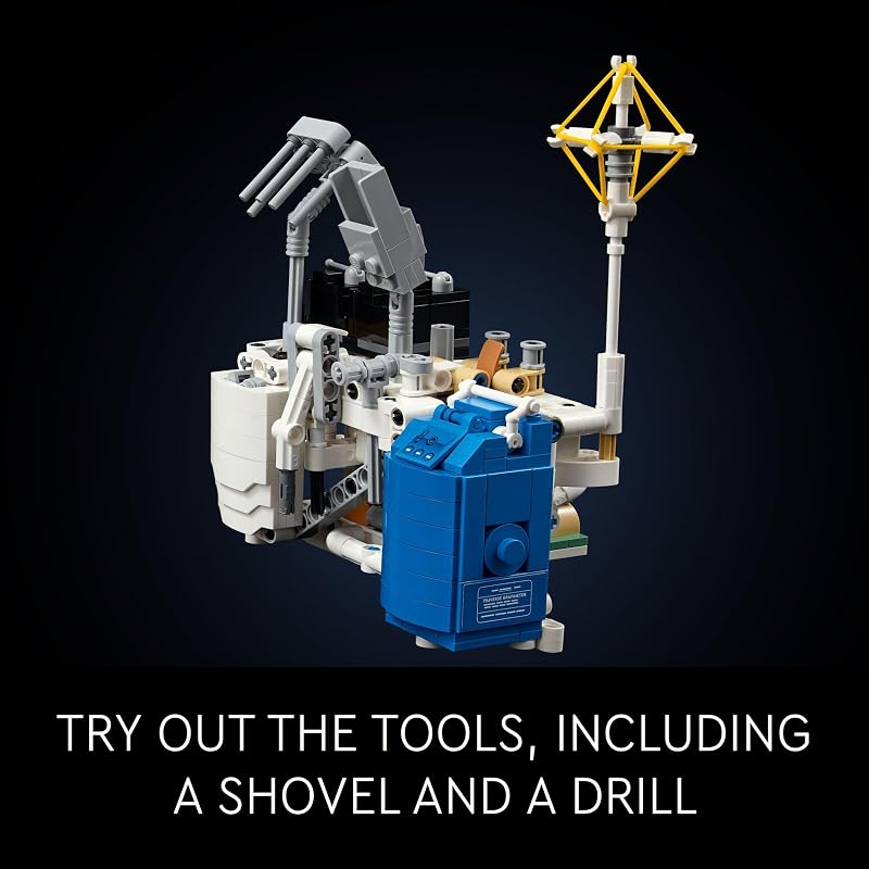 LEGO Technic NASA Apollo Lunar Roving Vehicle LRV Building Set Craft Kits for Adults Ages 18 Building Set of Space Rover with Authentic Details Gift for Birthdays 42182