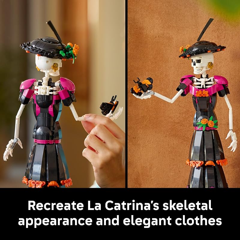 LEGO Ideas La Catrina 21372 Building Set for Adults Ages 18 Day of the Dead Decor Craft 1212 pieces Gift for Men Women