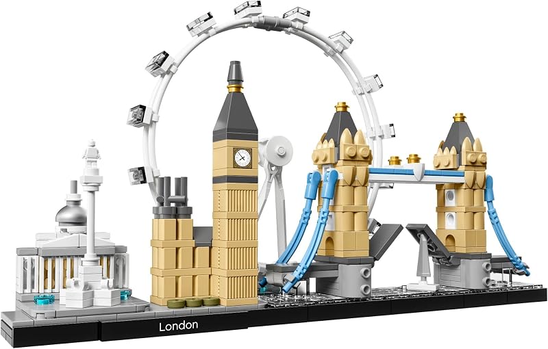 LEGO Architecture London Skyline Collection 21034 Building Set Model Kit and Gift for Kids and Adults 468 pieces