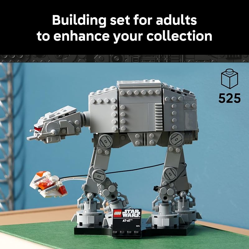 LEGO Star Wars AT AT Walker Building Set for Adults Ages 18 Collectible Room Decor for Office Bedroom or Book Shelf Activity for Men Women Movie Fans Gift Idea for Birthdays 75440