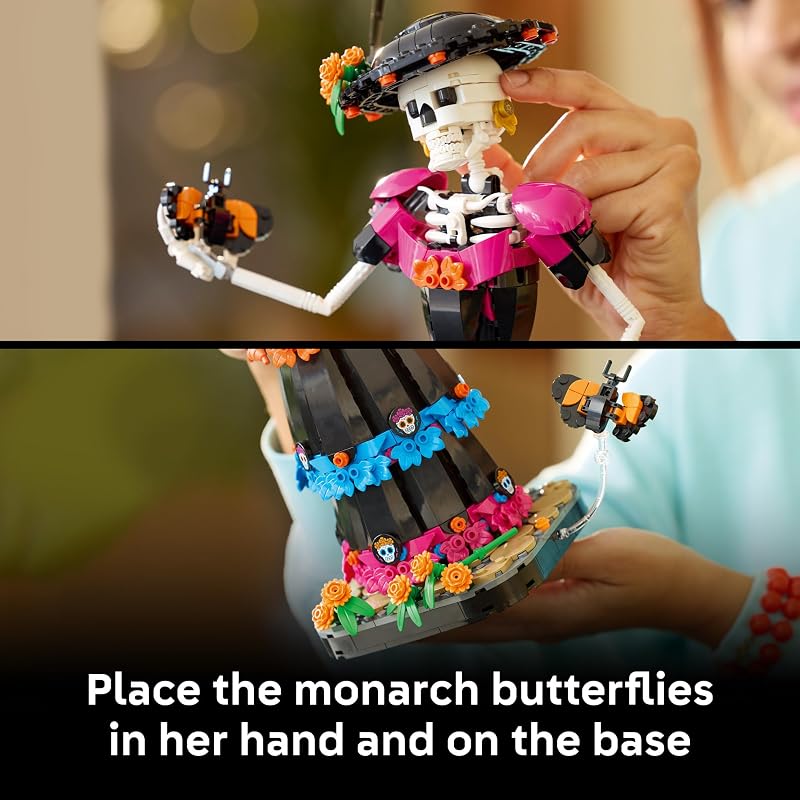 LEGO Ideas La Catrina 21372 Building Set for Adults Ages 18 Day of the Dead Decor Craft 1212 pieces Gift for Men Women