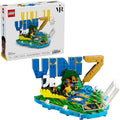 LEGO Editions Vini Jr Soccer Highlights Building Set for Boys Girls Ages 10 Collectible Soccer Gift W Plaque Kids Bedroom or Shelf Decor 43027