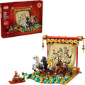 LEGO Spring Festival Galloping Horse Canvas Kids Building Toy Year of the Horse Toy for Girls Boys Ages 10 Buildable Chinese New Year Decoration Gift Idea for Birthdays Families 80119