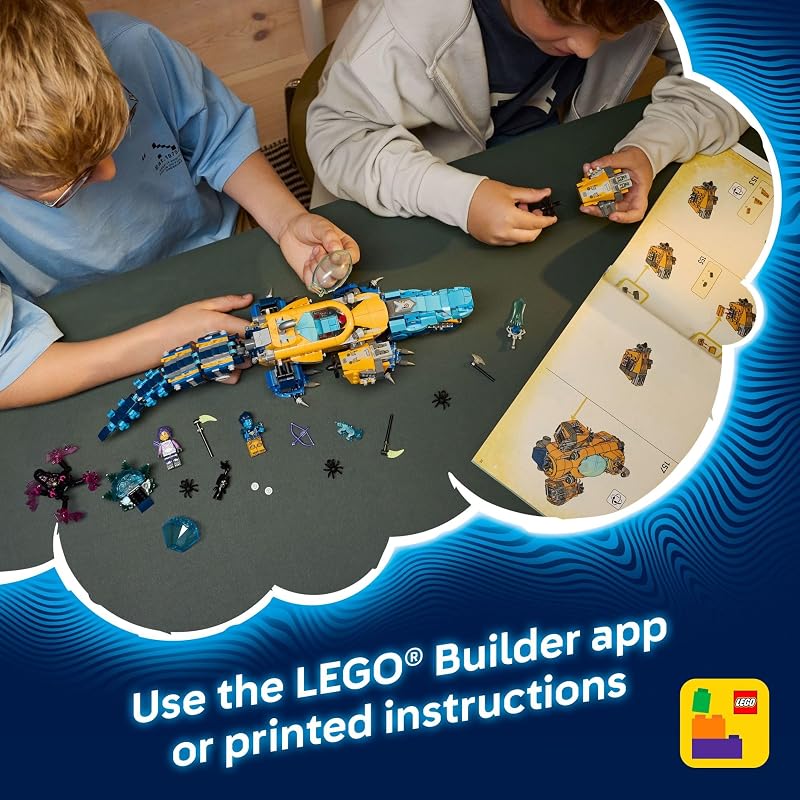 LEGO DREAMZzz Crocodile Submarine Building Toy for Boys Girls Pretend Play Set for Kids Ages 8 W 2 Build Options Includes 3 Minifigures Treasure Creature Gift Idea for Birthdays 71512
