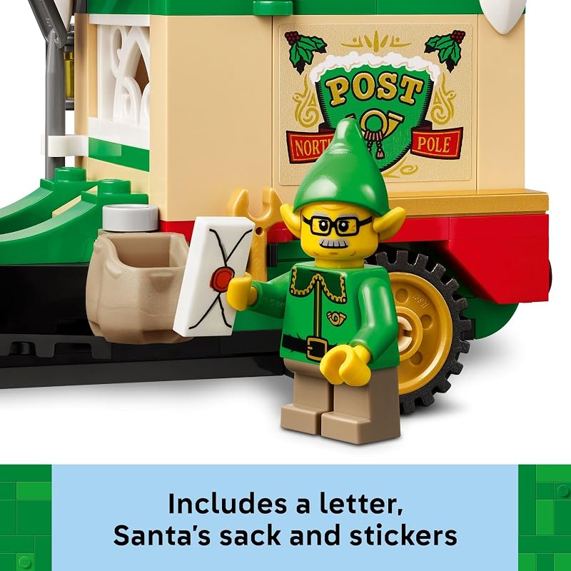 LEGO Santas Delivery Truck Building Toy for Kids Construction Set for Play or Christmas Decor Building Blocks for Girls Boys Ages 8 Holiday Craft Ideas for Families 40746