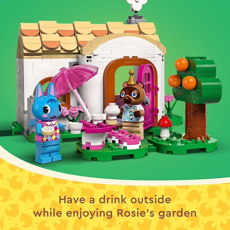 LEGO Animal Crossing Nooks Cranny Rosies House Buildable Video Game Toy for Kids Includes 2 Animal Crossing Toy Figures Birthday Gift Idea for Girls and Boys Aged 7 and Up 77050