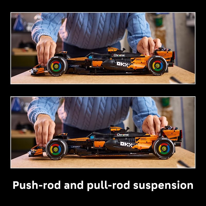 LEGO Technic McLaren MCL39 F1 Car Building Set for Adults Room or Office Decor for Men Women Ages 18 Gift for Birthdays Authentic Details 42228