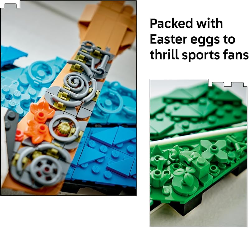 LEGO Editions Lionel Messi Celebration Building Set for Boys Girls Ages 14 Collectible Soccer Gift for Fans Kids Bedroom or Shelf Decor 43018