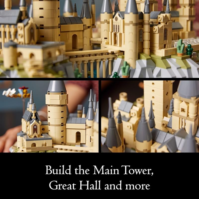 LEGO Harry Potter Hogwarts Castle and Grounds 76419 Building Set Gift Idea for Adults Buildable Display Model Collectible Harry Potter Playset Recreate Iconic Scenes from The Wizarding World