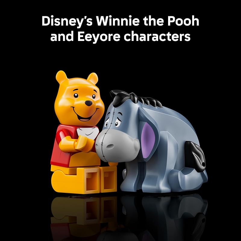 LEGO Disney Winnie The Pooh Building Set Home Office or Book Shelf Decor for Adult Fans Ages 18 W Eeyore Figure Collectible Disney Gift 43300