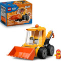 LEGO City Rides Construction Loader Building Toy for Kids Pretend Play Set for Boys Girls Ages 5 Construction Toy W Backhoe Loader Bucket Minifigure Gift Idea for Birthdays 60483