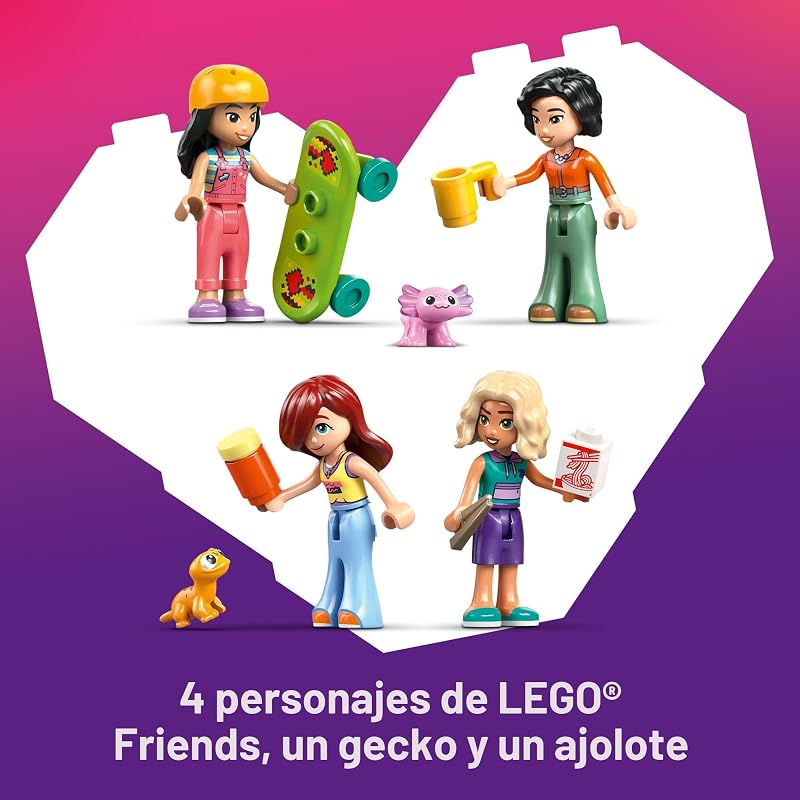 LEGO Friends Casa Familiar de Liann Juego de Construcción de Muñecas para Niñas y Niños Juego de Simulación para Niños Edades 7 Con 4 Minimuñecas 2 Figuras de Juguetes Mascotas y Accesorios